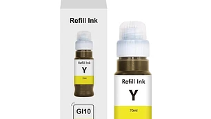 Tinta GI 10 Amarillo Compatible con PIXMA G6010 G5010 G7010