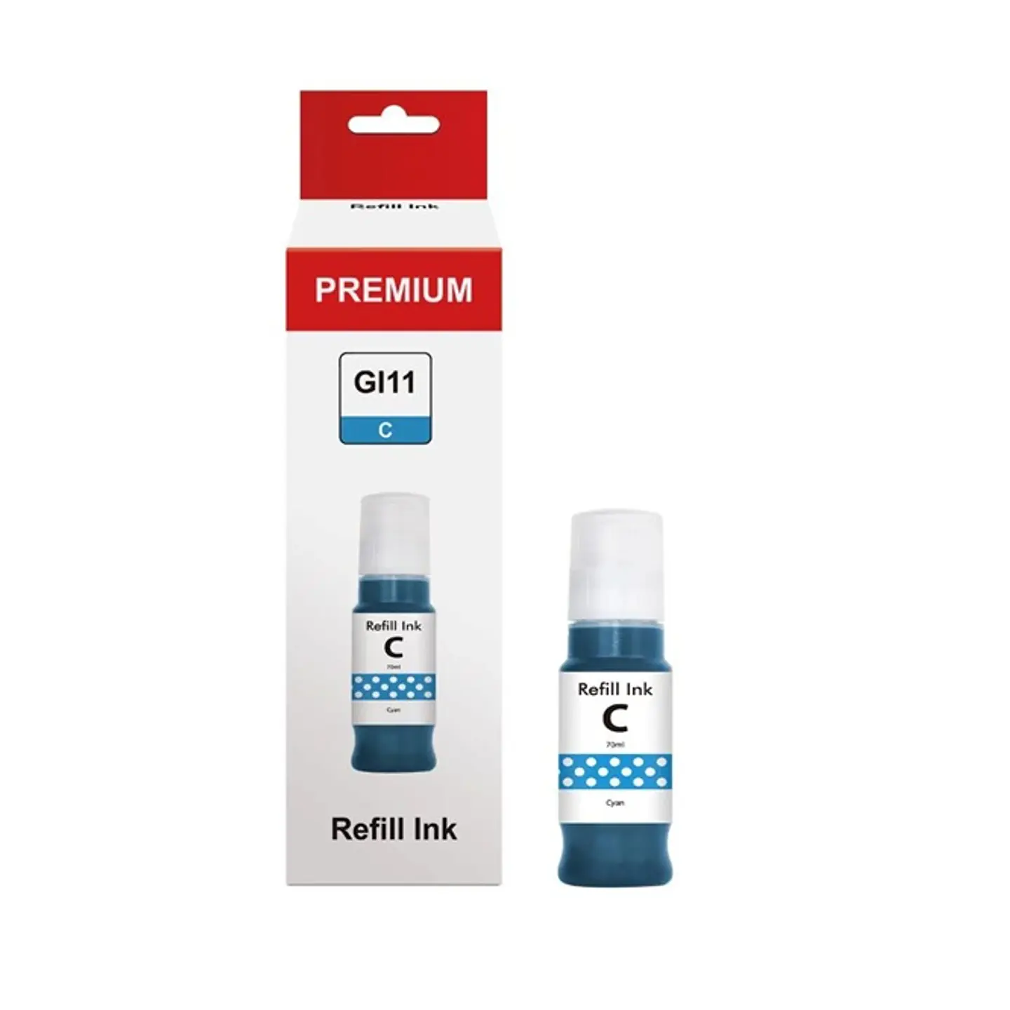 Tinta GI 11 Amarilla Compatible con PIXMA G2160 G3160 1