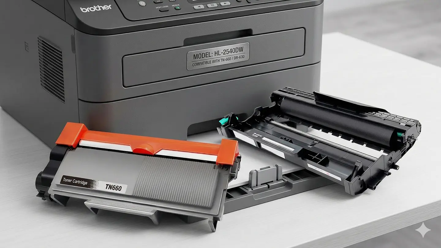 Pack Toner Tn-2370 + Tambor Dr-2340 Compatible con HL-2340DW DCP-L2540 1