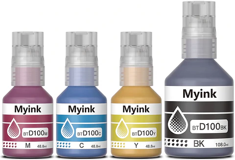 Tinta BTD-100 Pack 4 Colores Compatible Con Dcp-T230/430/530