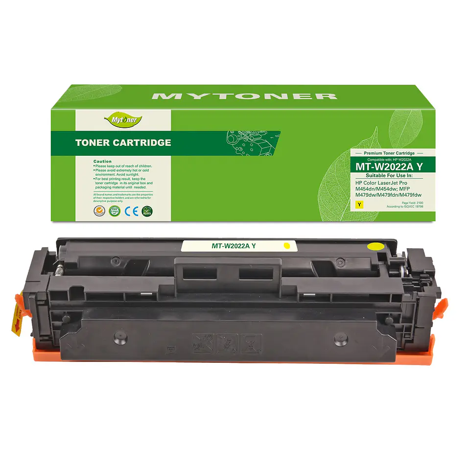 Toner 414A - W2022A Amarillo Compatible con PRO M454 - M479 1
