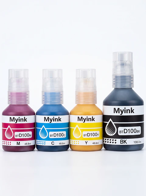 Tinta BTD-100 Pack 4 Colores Compatible Con Dcp-T230/430/530