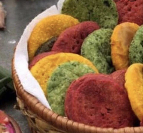 Sopaipillas de colores de Cocktail 