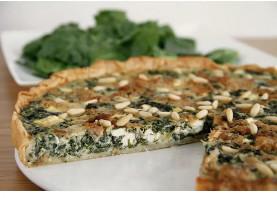 Quiche de Espinaca , Champignon ricota y Jamòn 1