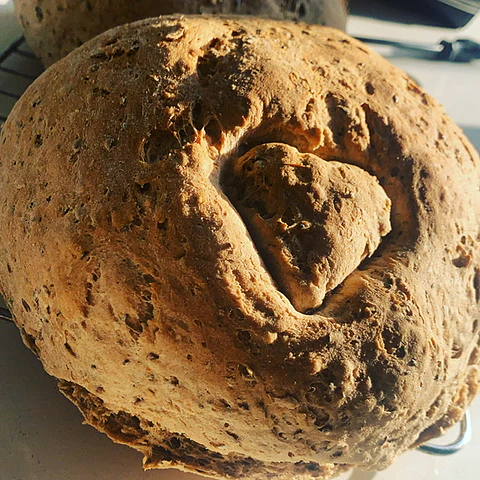 Pan integral 100% casero con avena - linaza y Chía