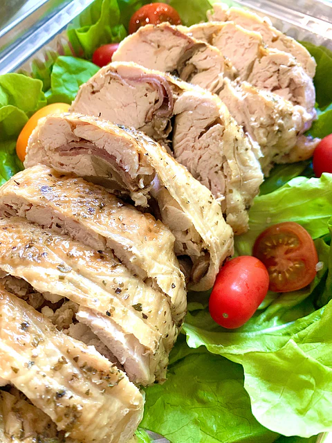 POLLO DESHUESADO RELLENO 