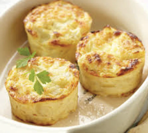 Gratin de papas con queso