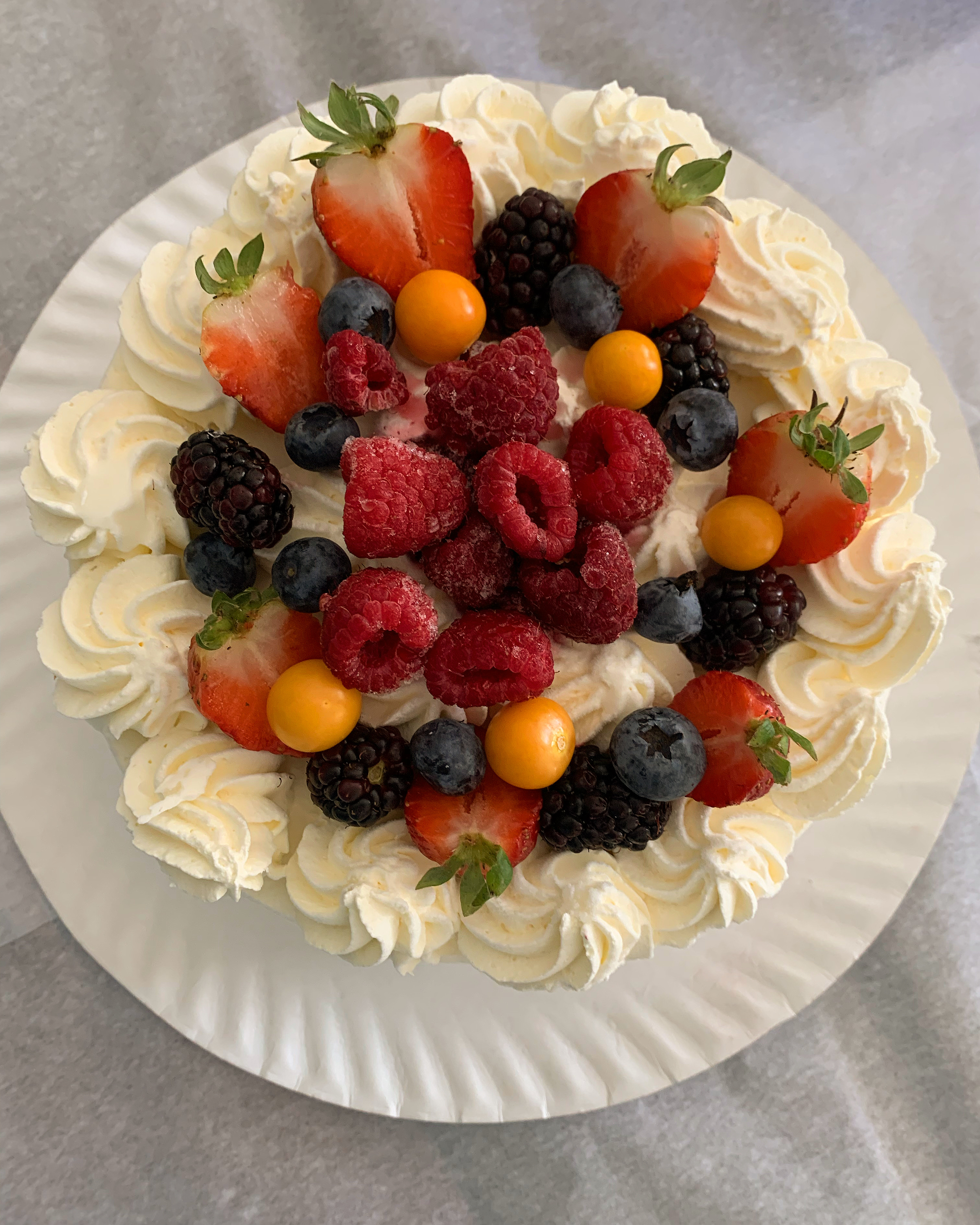 Torta helada Merengue Frambuesa