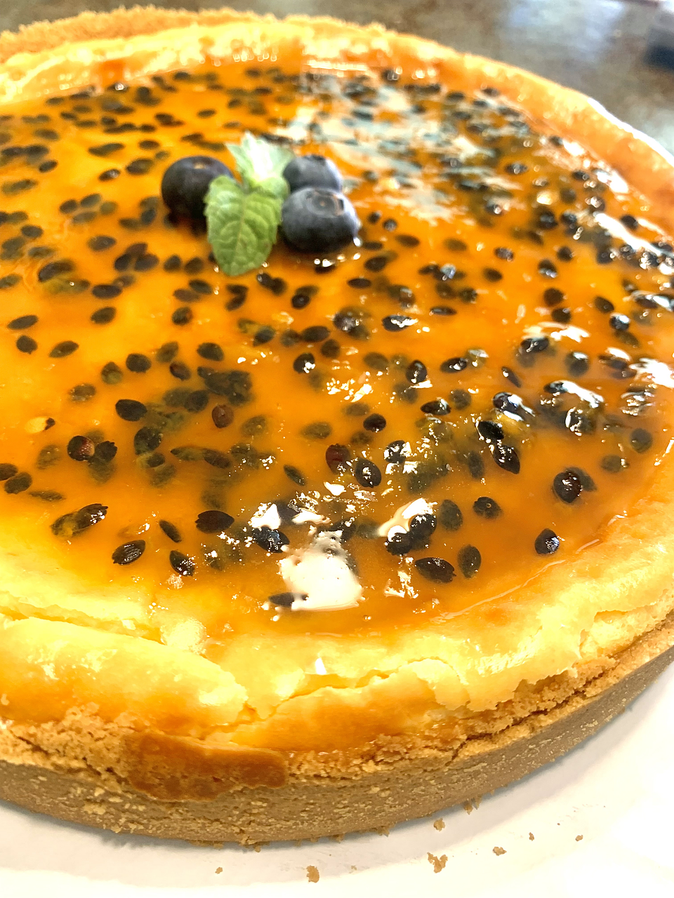 Cheesecake de maracuyá  1