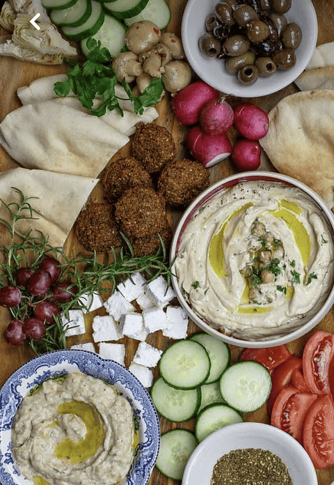 TABLA DE APERITIVO ÁRABE 