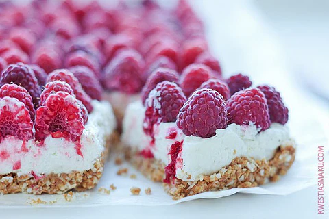 BARRA DE CHESSECAKE DE FRAMBUESA