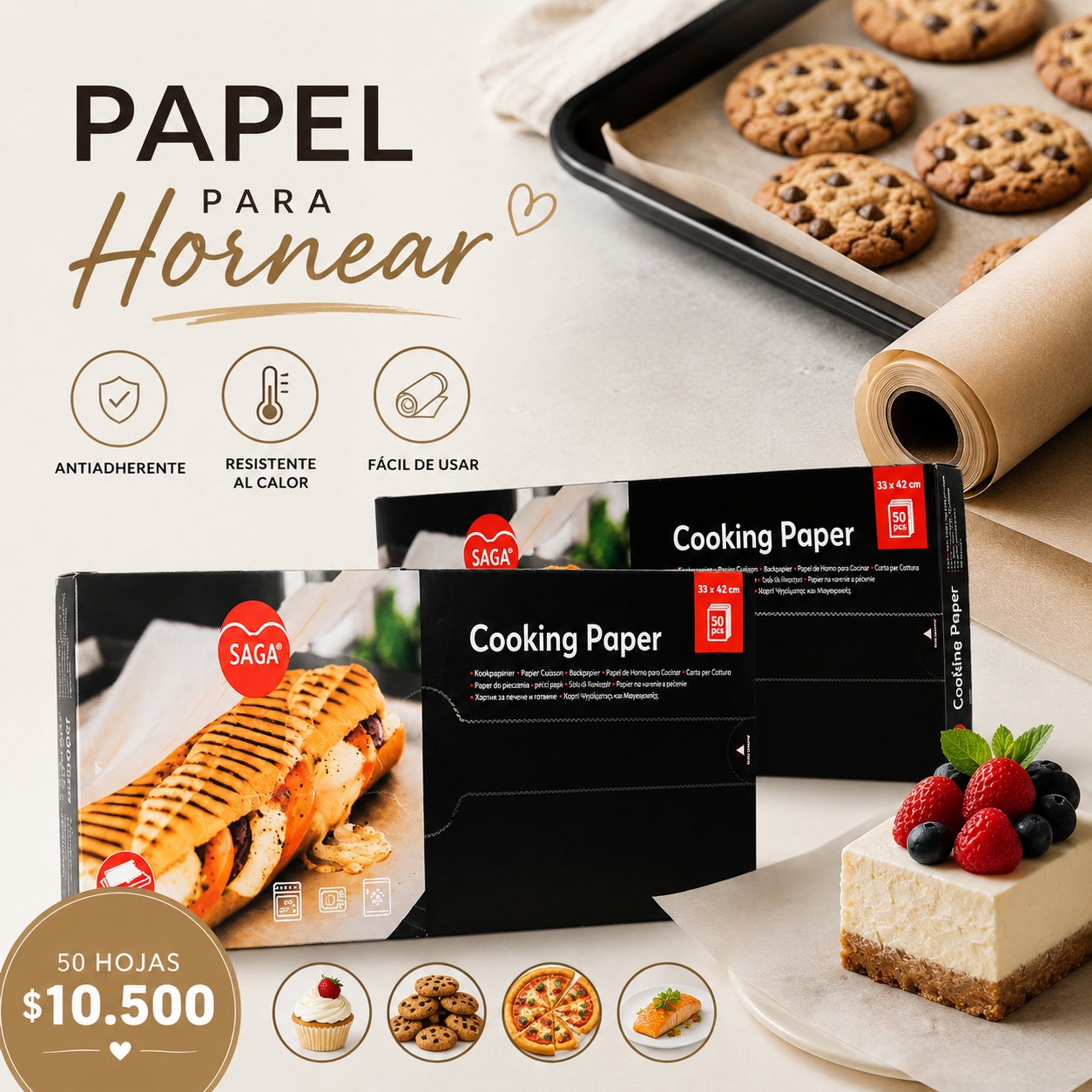 PAPEL PARA HORNEAR