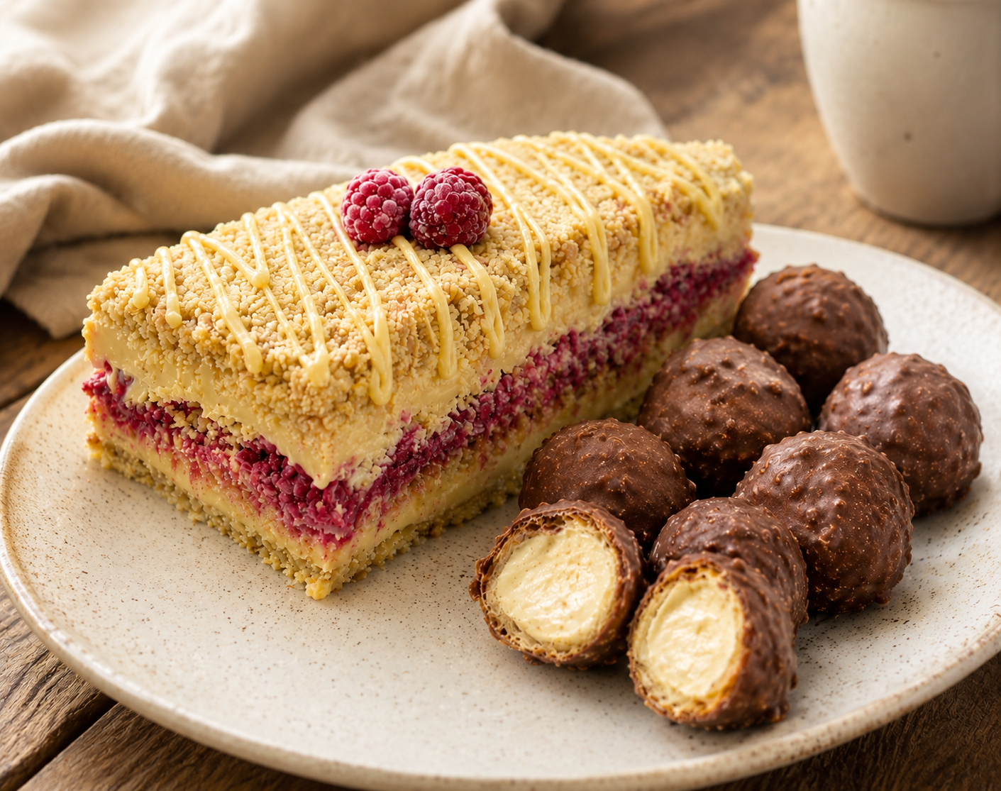 TORTA CALUGA FRAMBUESA-NUEZ