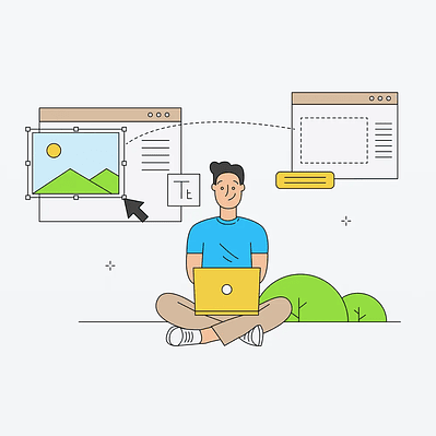 Pacote criativo de demonstração