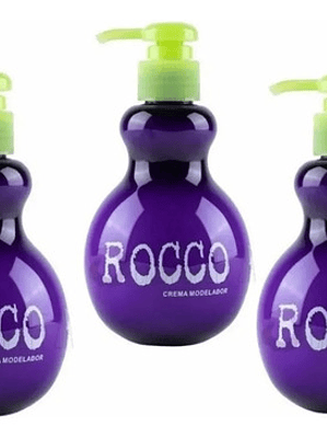 3 Crema Modelador Pelo Crespo Rocco 250 Ml