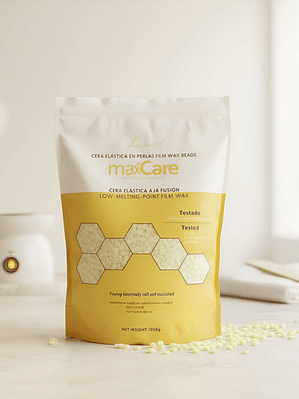 Maxcare® Cera Elastica Depilatoria 1kg (miel)