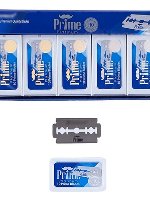 100 Hojas Dobles Filos Dorco Prime Para Navaja / Navajín