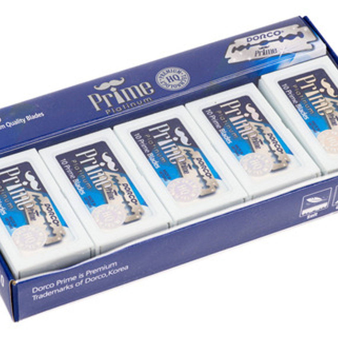100 Hojas Dobles Filos Dorco Prime Para Navaja / Navajín 3