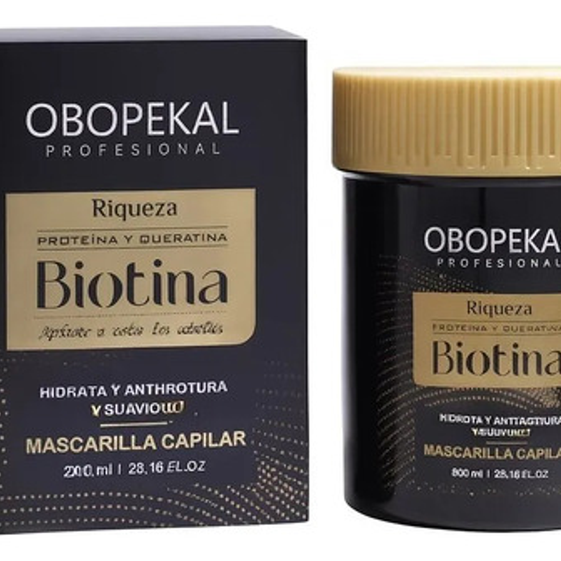 Obopekal Crema Biotin + Keratin 800ml 1