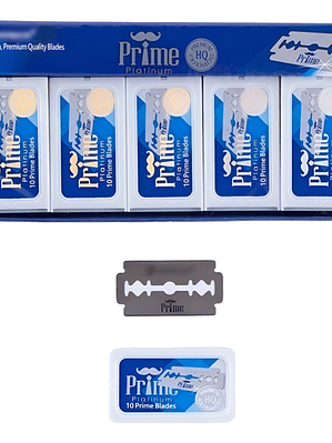 100 Hojas Dobles Filos Dorco Prime Para Navaja / Navajín