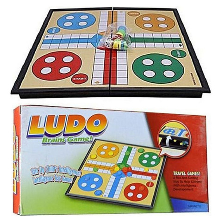 Juego De Destreza Ludo Magnético Funny 33x33cm Para 2 A 4 Jugadores 2