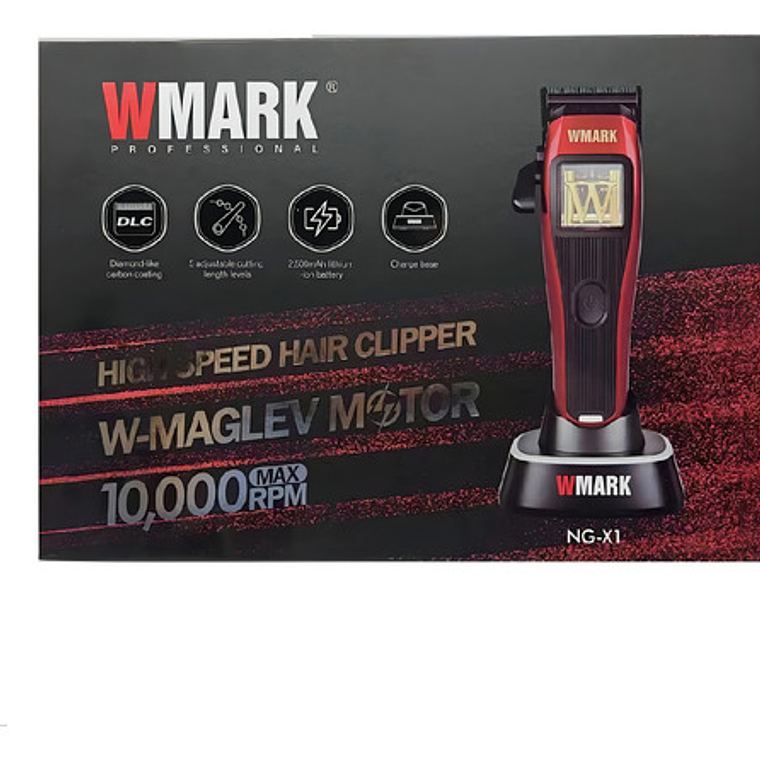 Máquina De Corte Clipper Profesional Wmark Ng-x1 10000 Rpm N 4