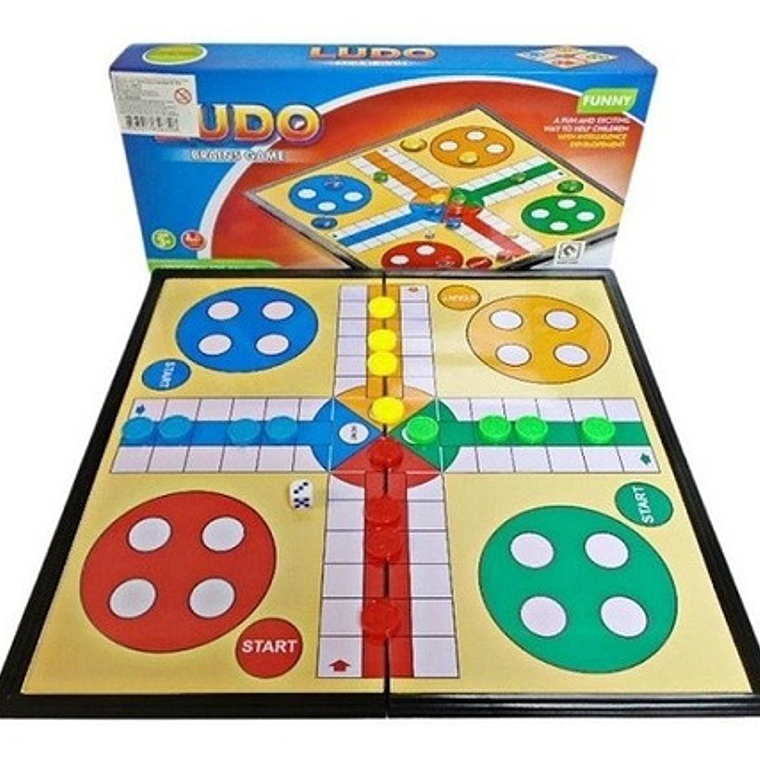 Juego De Destreza Ludo Magnético Funny 33x33cm Para 2 A 4 Jugadores 1