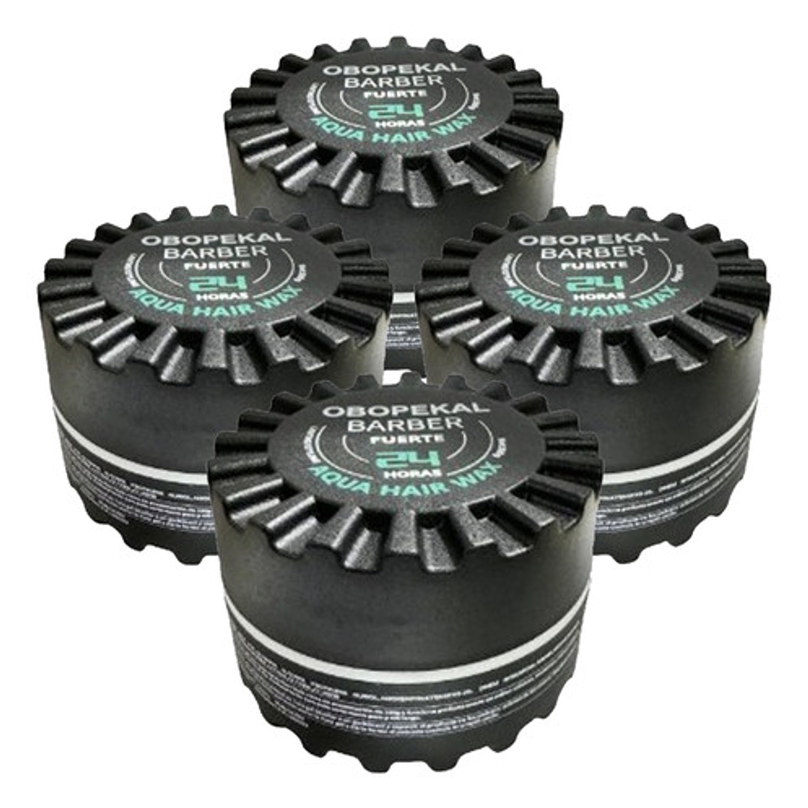 Pack X4 Cera Para Barba Cabello Gel Barbería Obopekal 2