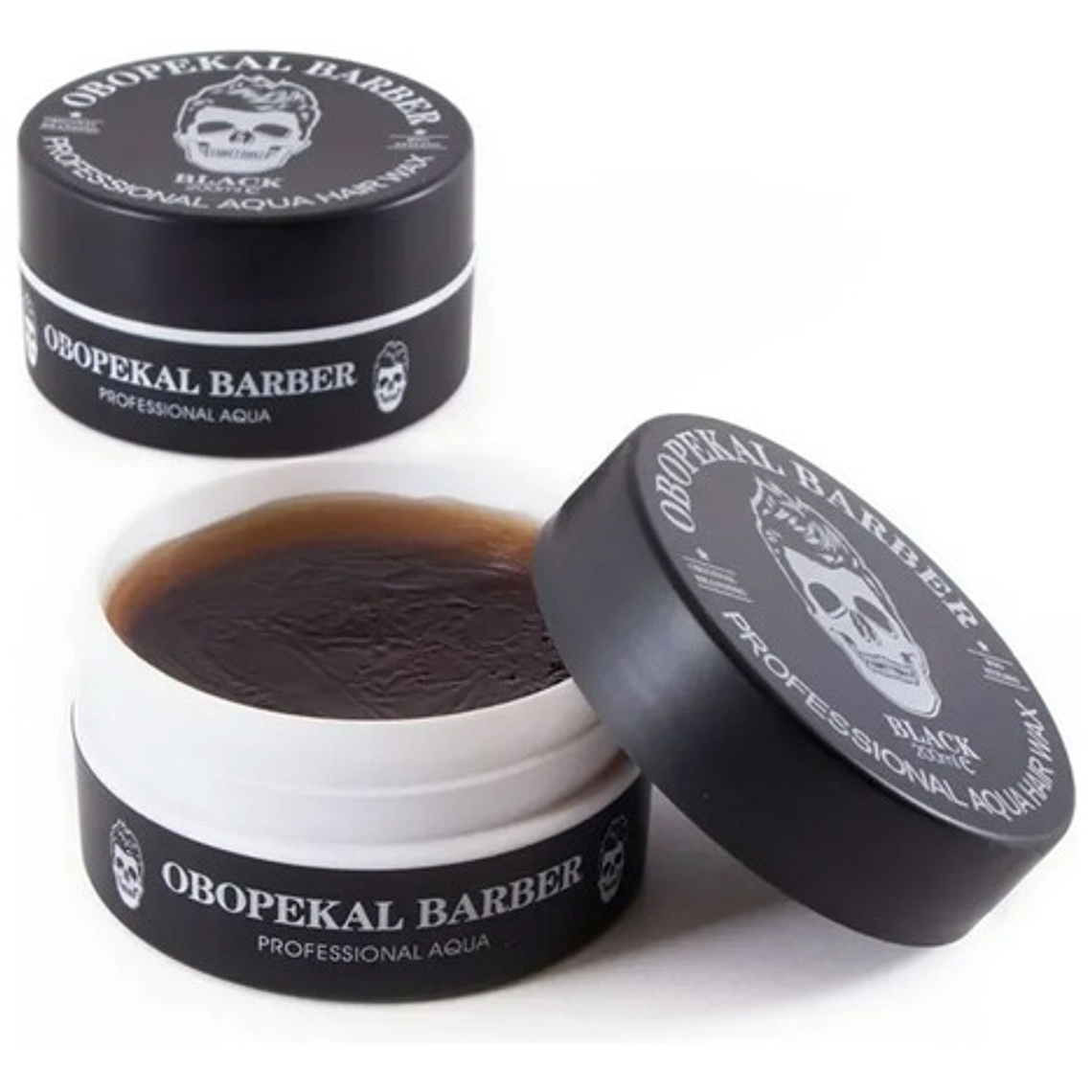 Pack X4 Cera Para Barba Cabello Gel Barbería Obopekal 3