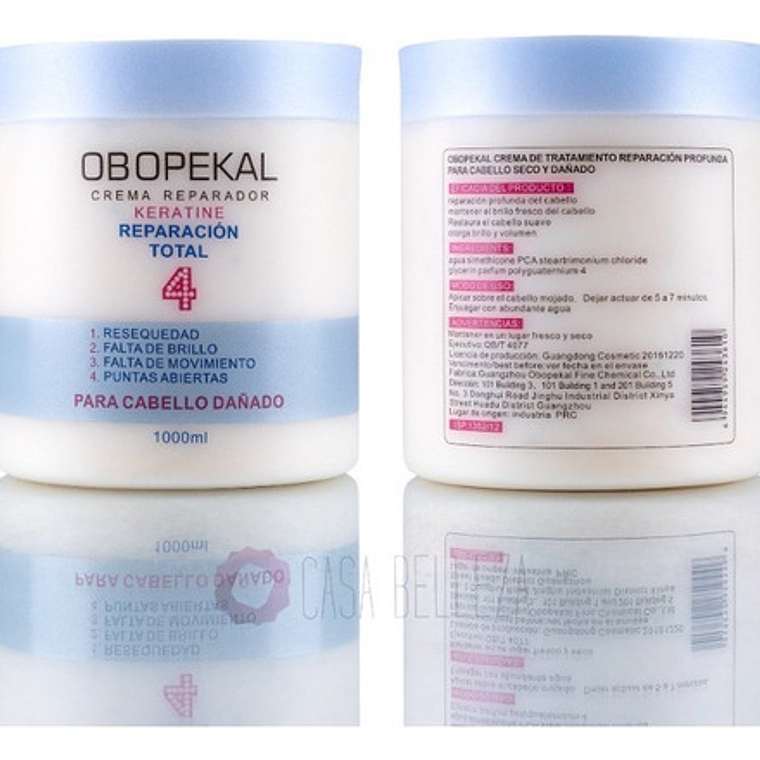 Obopekal Crema De Reparación Total Keratine 4 1000ml 5