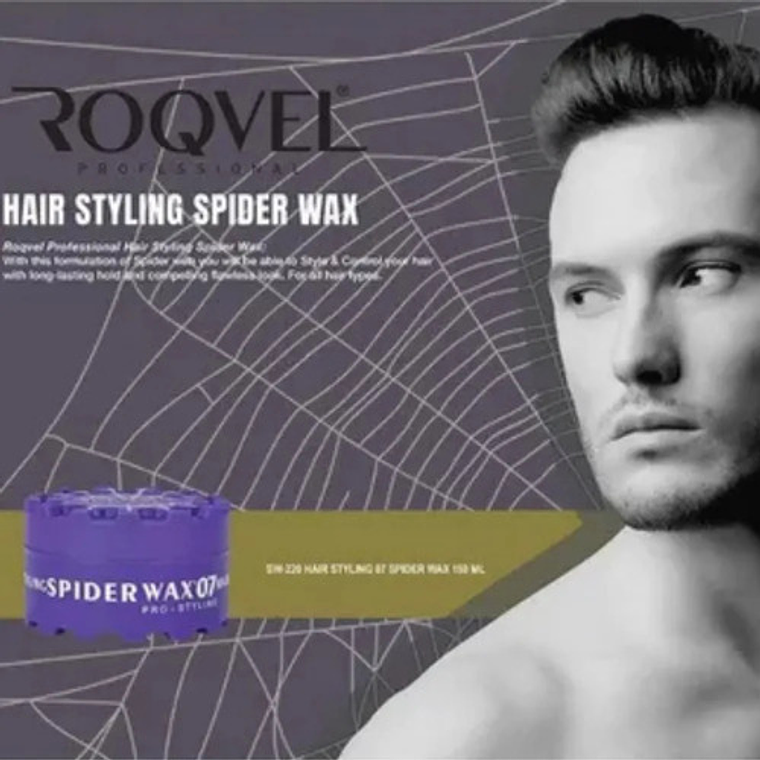 Cera Roqvel Efecto Spider Wax Cabello Brillo 150ml 2