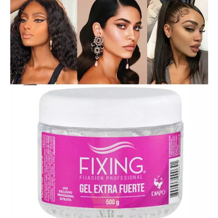 Gel De Peinar Fijador Extra Fuerte 500g Fixing 3