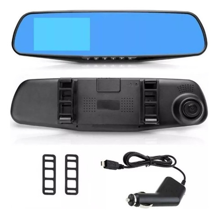 Camara Dvr Full Hd De Video Para Retrovisor Y Lente Dual 1