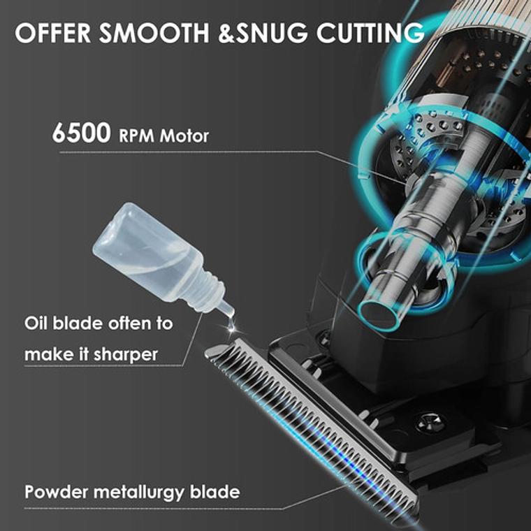 Combo Patillera Trimmer Kemei 2299 + Shever Kemei 1102 Color 4