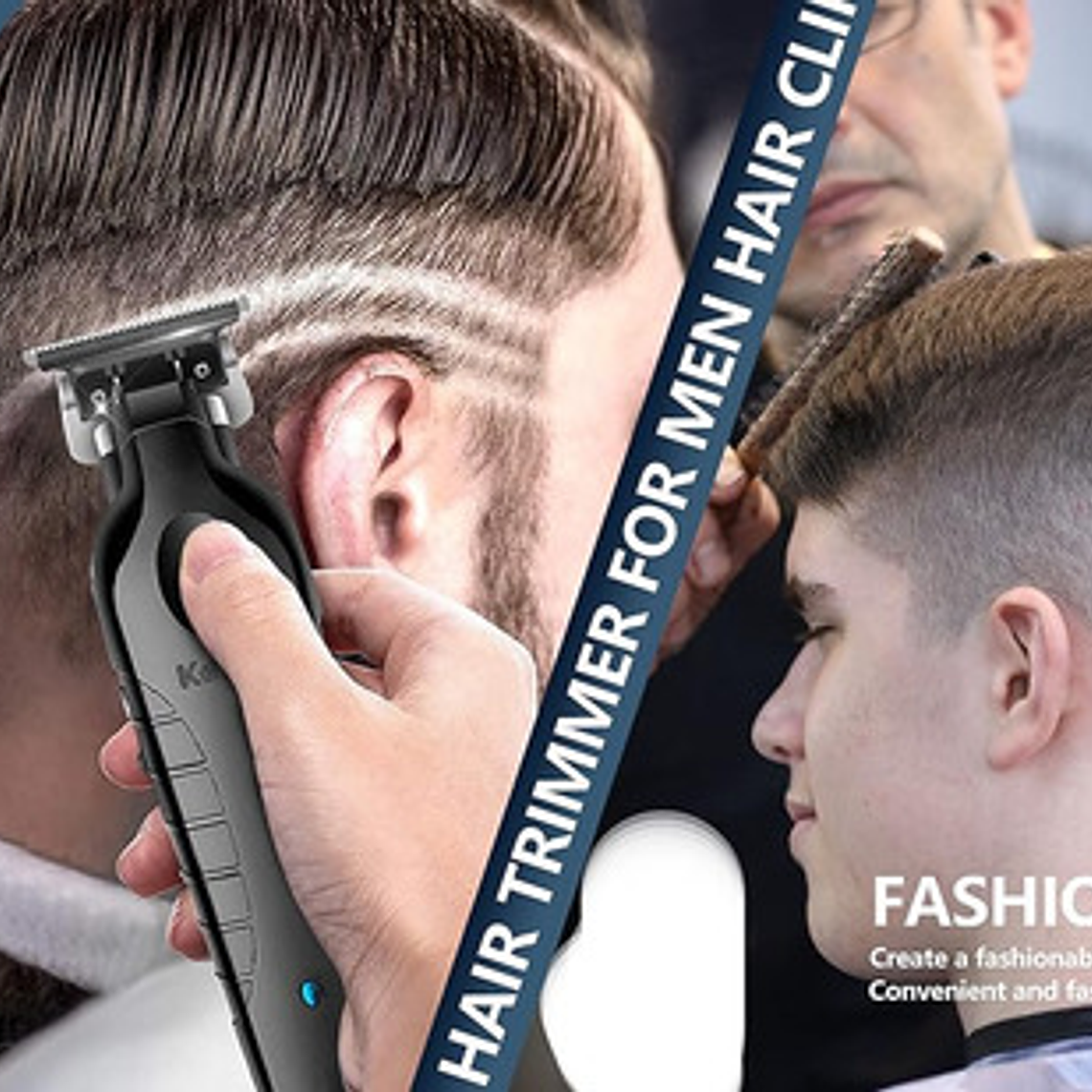 Combo Patillera Trimmer Kemei 2299 + Shever Kemei 1102 Color 9