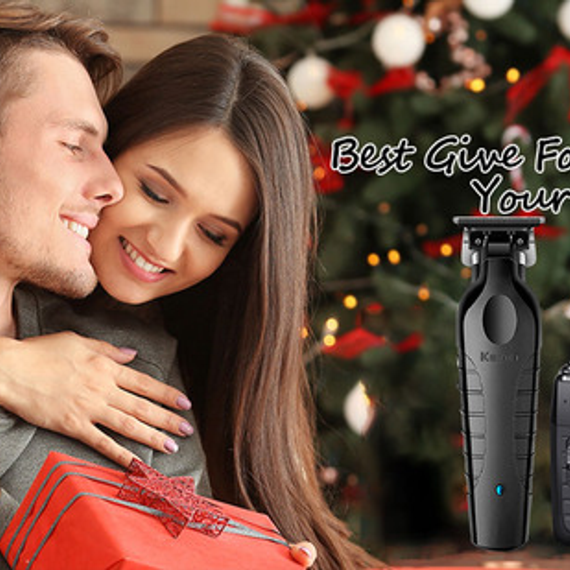 Combo Patillera Trimmer Kemei 2299 + Shever Kemei 1102 Color 8