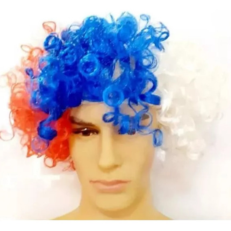 Peluca Afro Tricolor Fechas Patrias 1