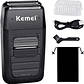 Rasuradora Corporal Maquina Corta Pelo Shaver 1102 Kemei Bla - Miniatura 3