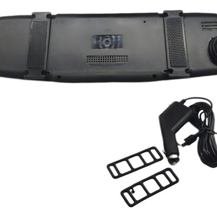 Camara Dvr Full Hd De Video Para Retrovisor Y Lente Dual 2