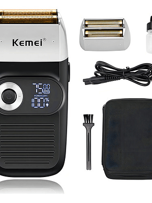 Máquina Afeitadora Kemei Km-2026 Negra