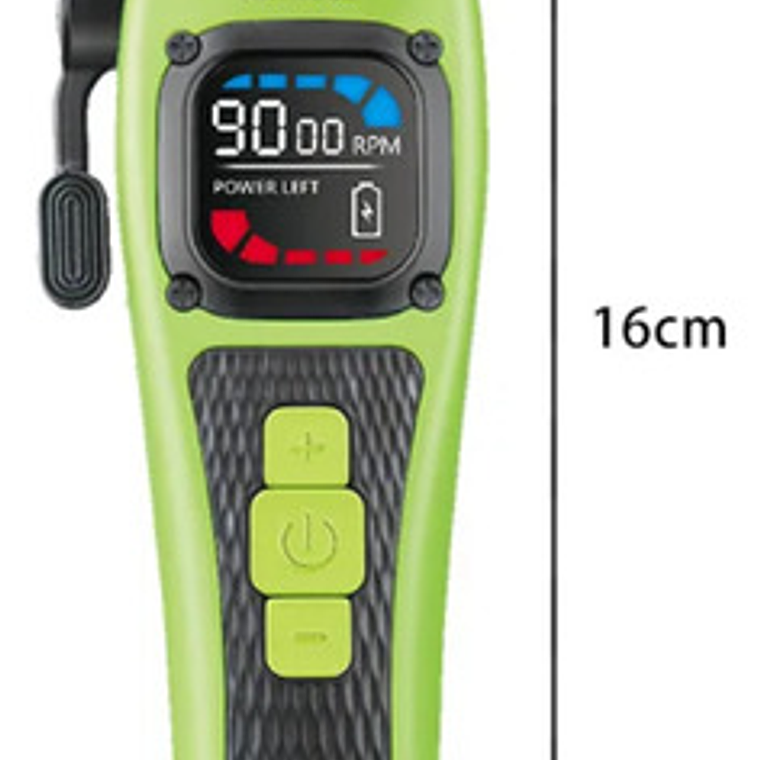 Hair Clipper 9000 Rpm Verde Km-1862 Kemei Color Verde Lima 5