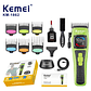 Hair Clipper 9000 Rpm Verde Km-1862 Kemei Color Verde Lima - Miniatura 2