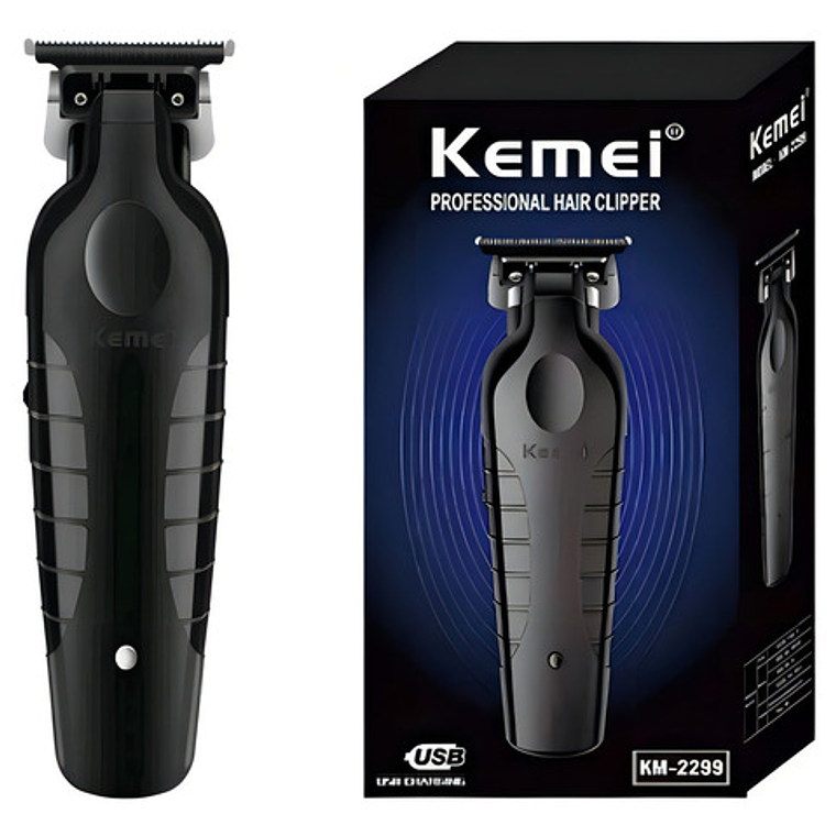 Cortadora De Cabello Kemei Km-2299 Color Negro 3