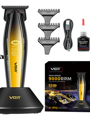 Máquina Patillera Pro Vgr V-992 Metal 9000rpm Motor Dc Turbo