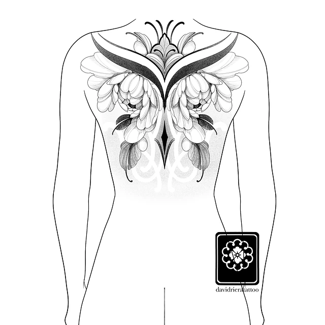 Abono - Peonias simétricas espalda
