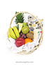 Cheese, Crackers and Fruit Basket