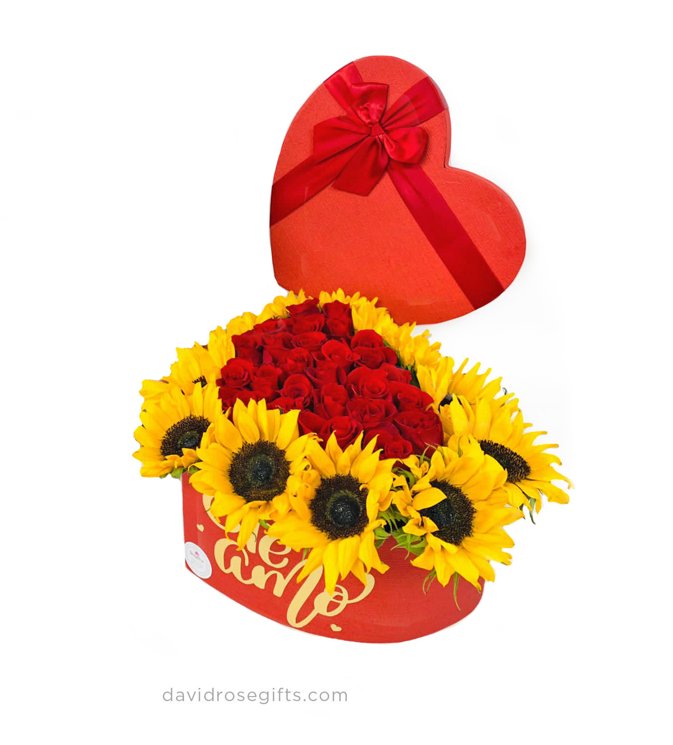 Sunflowers and Roses Box