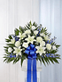 Heartfelt Sincerity -  Perfect White & Blue Basket