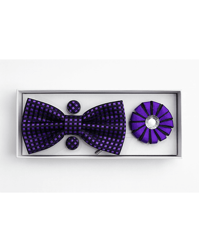 HUMITA 4 PIEZAS MORADO CUADRO