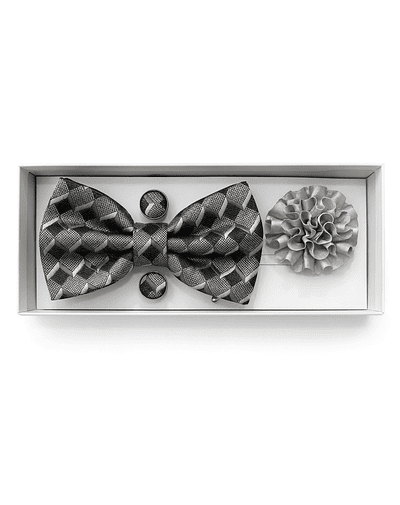 HUMITA 4 PIEZAS GRIS CUADROS